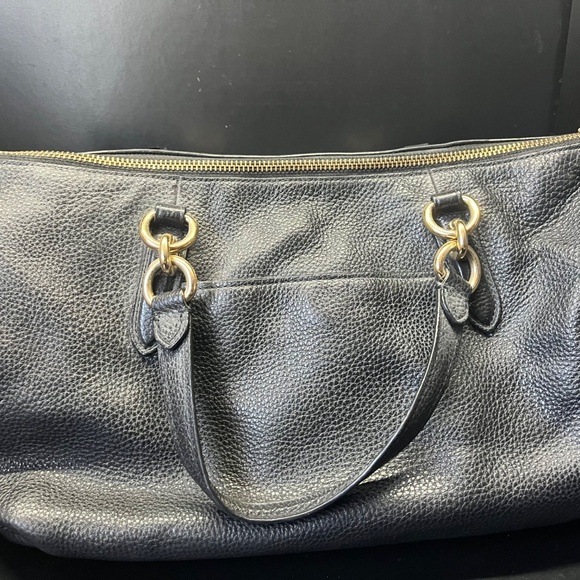 Black Coach Ally Large Convertible Satchel - Picture 3 of 5